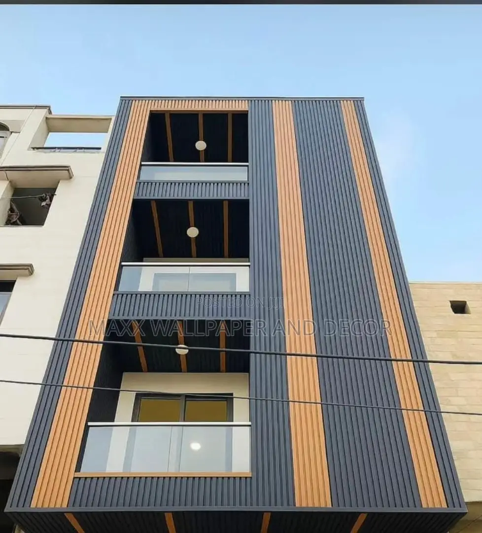 Exterior Wall Decoration Panels | Modern Slat Wall Cladding
