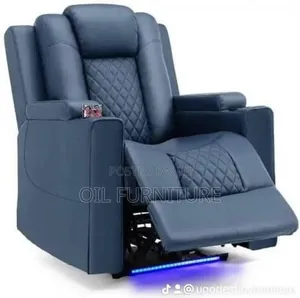 ​Luxury Home Theater Recliner Chair With LED Lighting Cup Holders