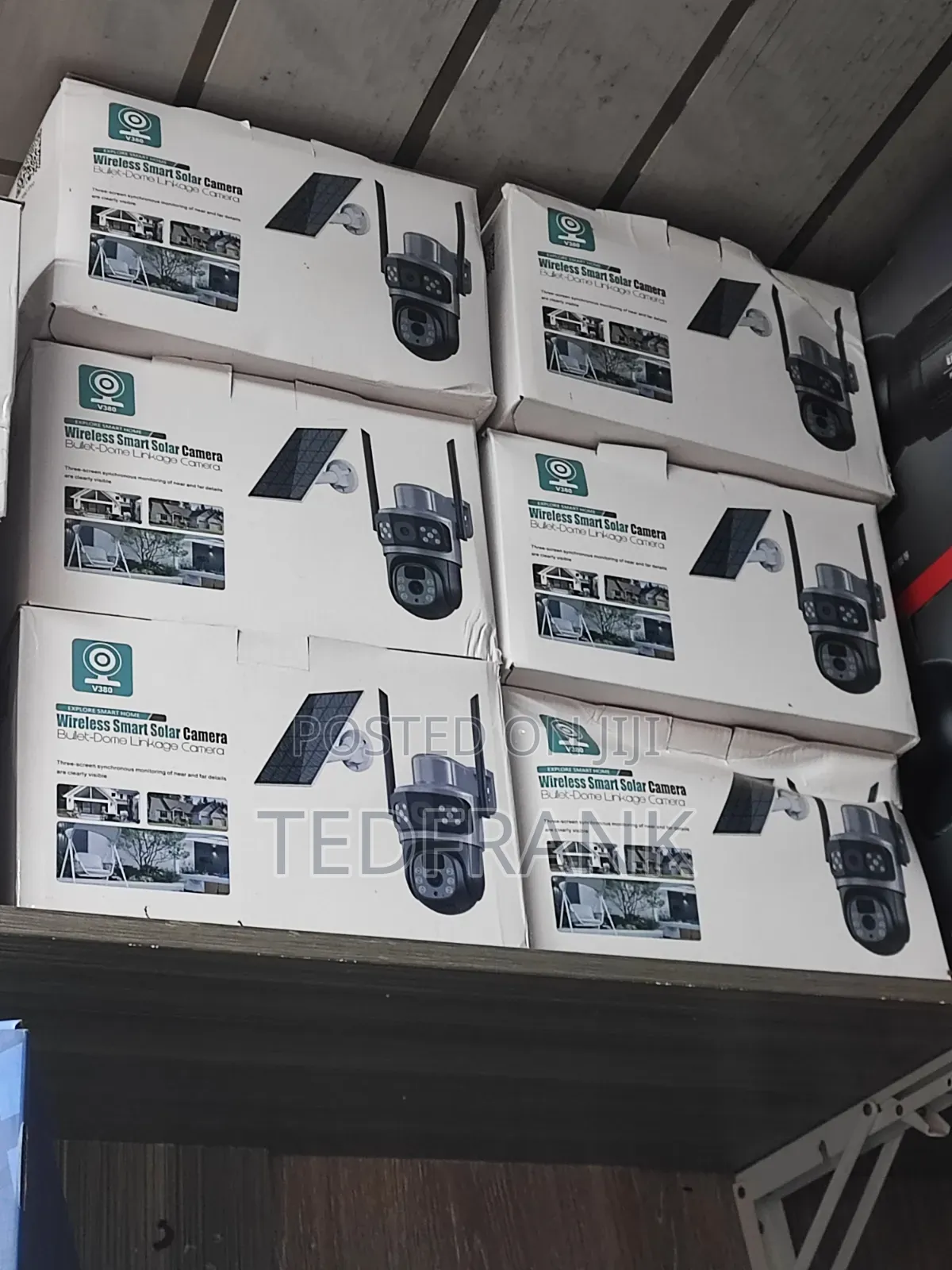 V380 Wireless Smart Solar Camera( Double Lens)