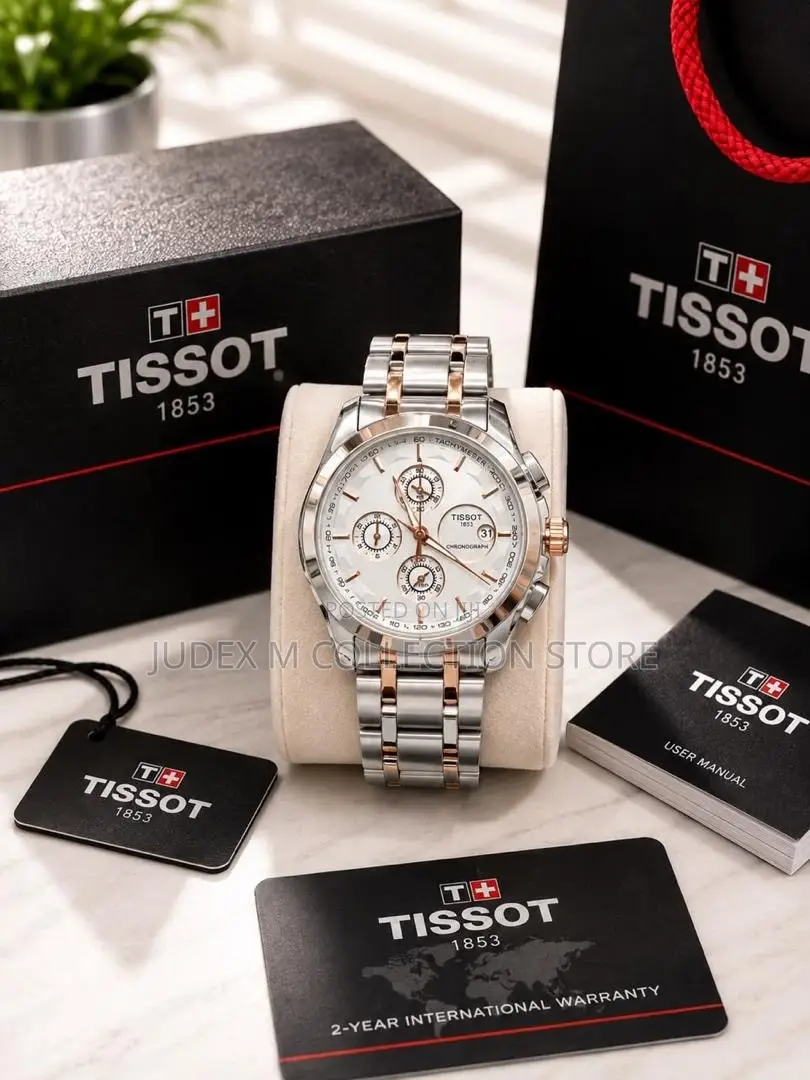 Original Tissot Chain Strap Active Chronograph Wristwatch