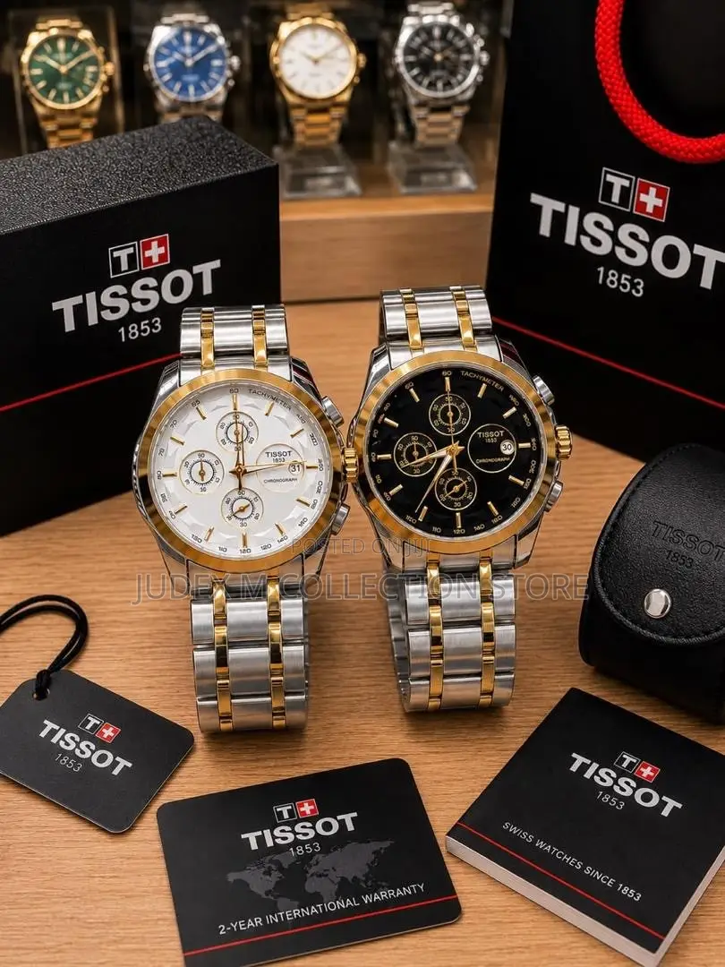 Original Tissot Chain Strap Active Chronograph Wristwatch