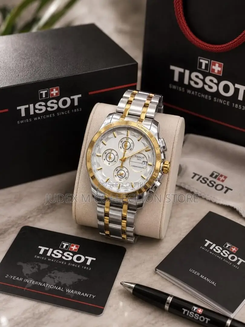 Original Tissot Chain Strap Active Chronograph Wristwatch
