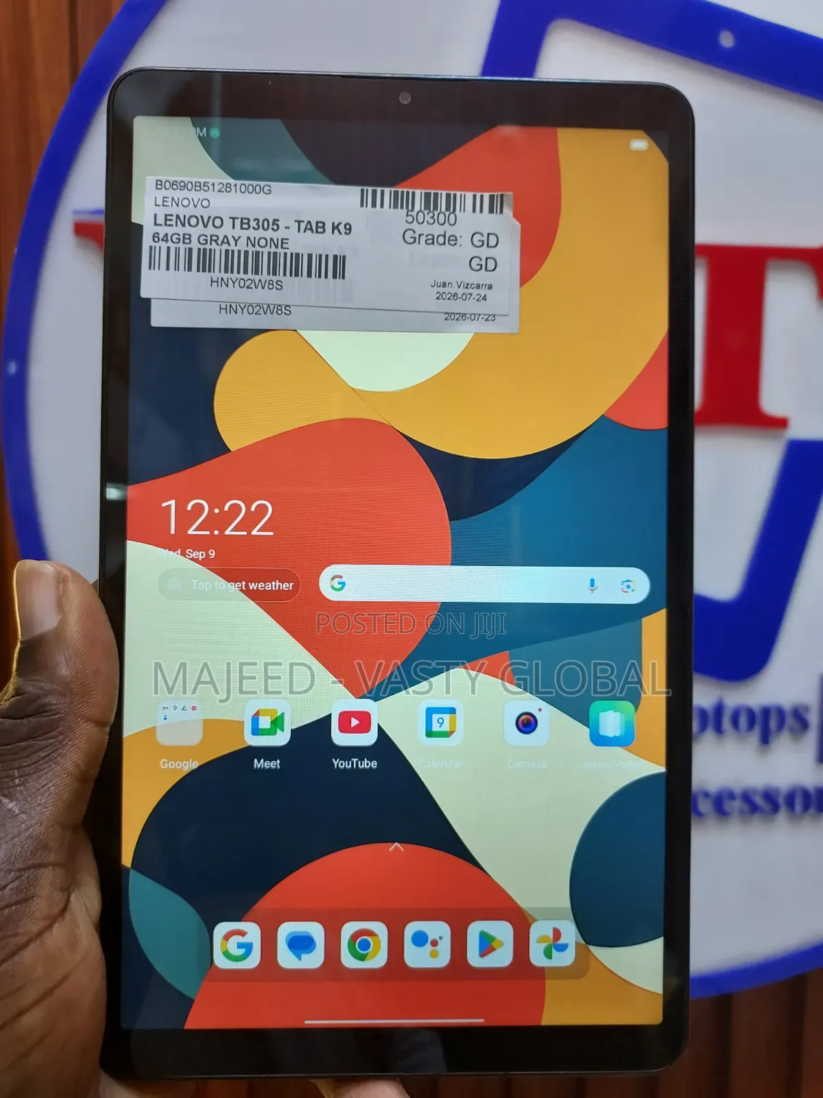 Lenovo Tab K10 64 GB Gray