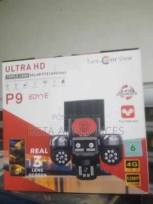 Ultra HD Triple-Lens Solar PTZ Camera