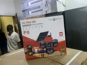 Solar PTZ Security Camera With Triple Lens Ultra HD View