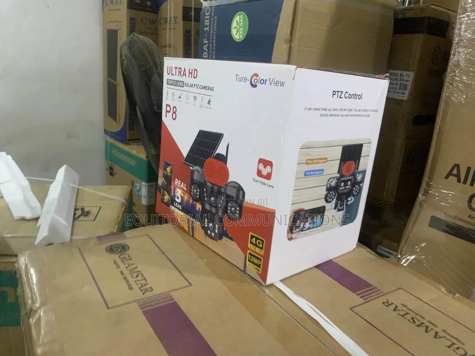 Smart Triple Lens Solar PTZ Camera for Home Security