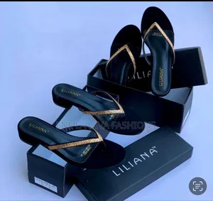 Luxury LILLIANA Block Heels Slippers