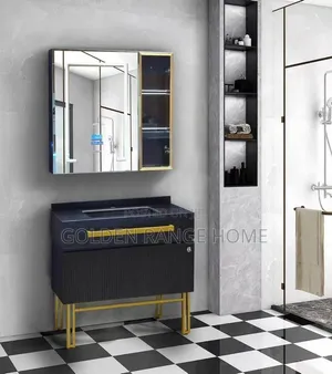 60cm Black Luxury Bathroom Vanity Set