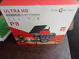 High Resolution Triple Lens Solar Camera With Pan Tilt Zoom