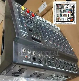 Yamaha 8 Channel Powered Mixer Amplifier With USB, Equalizer