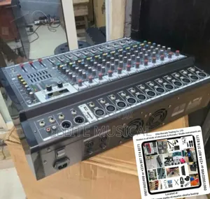 Yamaha 8 Channel Powered Mixer Amplifier With USB, Equalizer