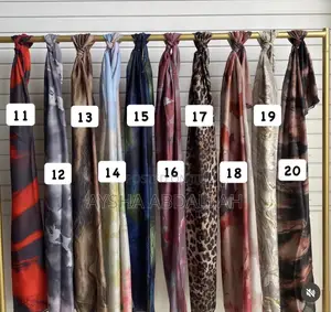 Box Printed Chiffon Veils