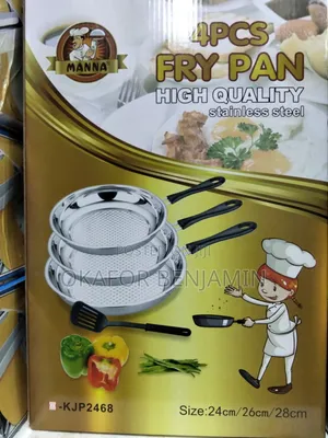 High Quality Stainless Steel Frypan Set 4