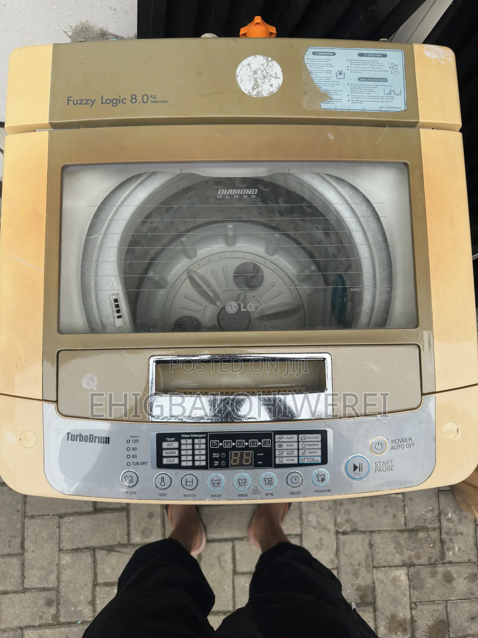 8kg Top Loader LG Washing Machine
