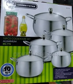 High Quality Aluminium 10piecs Pot