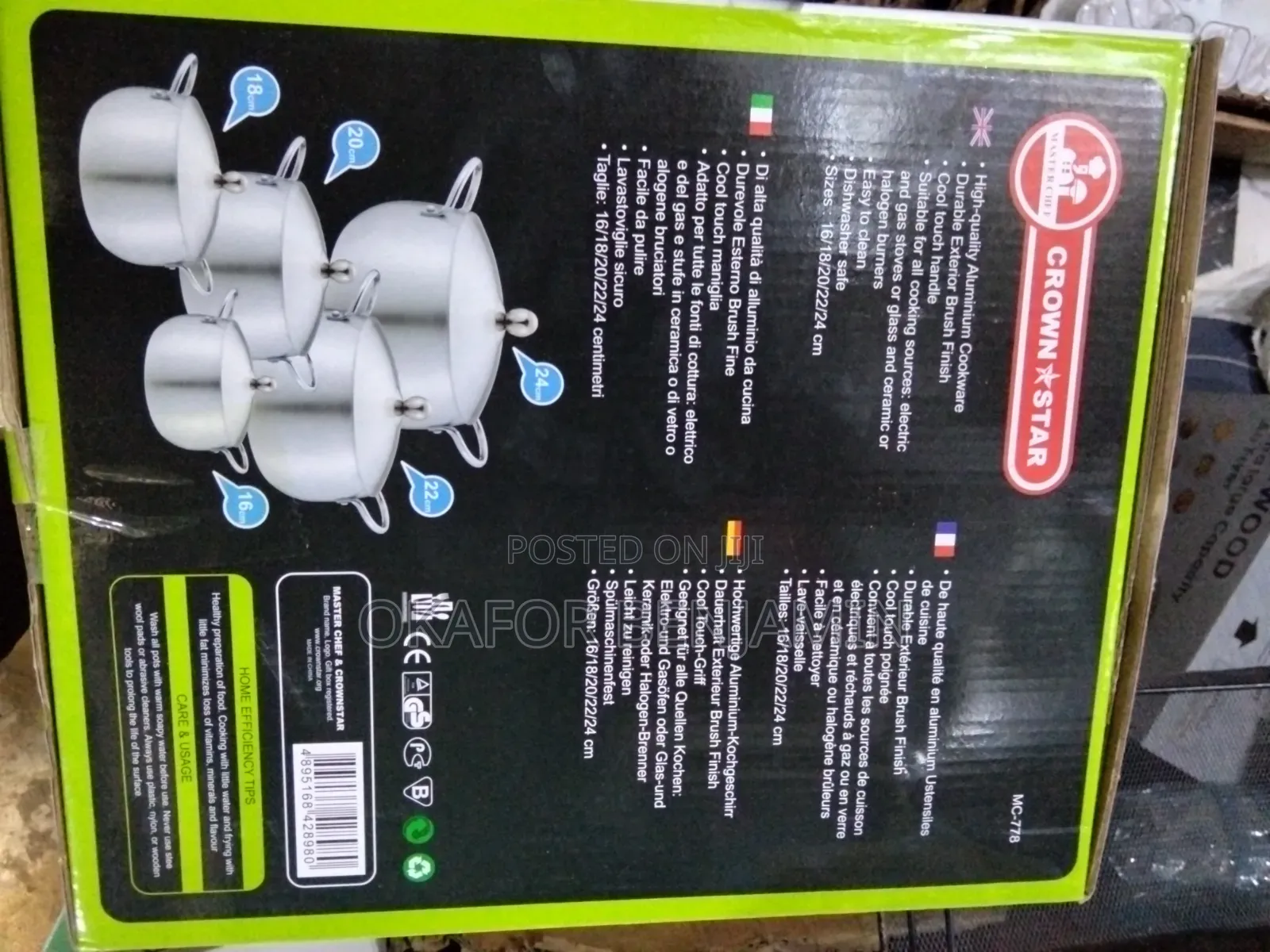 High Quality Aluminium 10piecs Pot