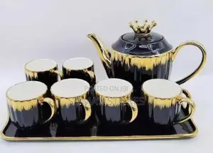 Luxury Ceremic 8 PCS Tea Cups and Tray