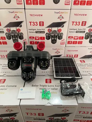 Solar Camera T33 3lice All Rotation