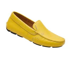 Prada Leather Yellow Shoe