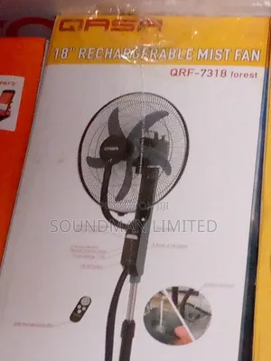 Qasa Rechargeable 18" Inches Mist Fan QRF-7318