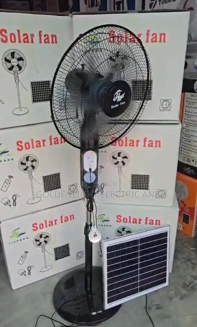 16-Inch Rechargeable Standing Solar Fan