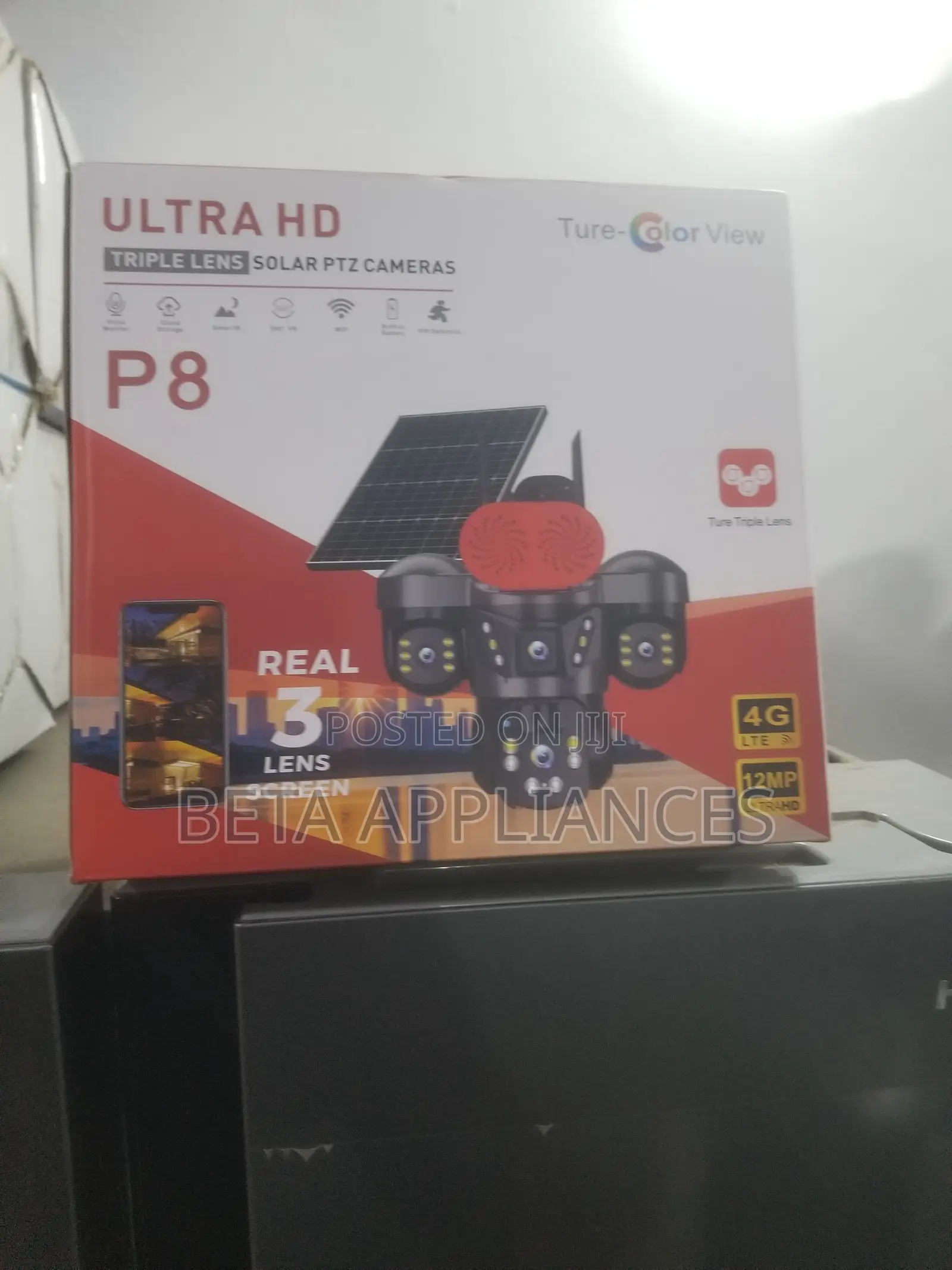 Ultra HD 360° Solar PTZ Surveillance Camera