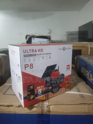 Ultra HD Solar Powered Triple-Camera PTZ System