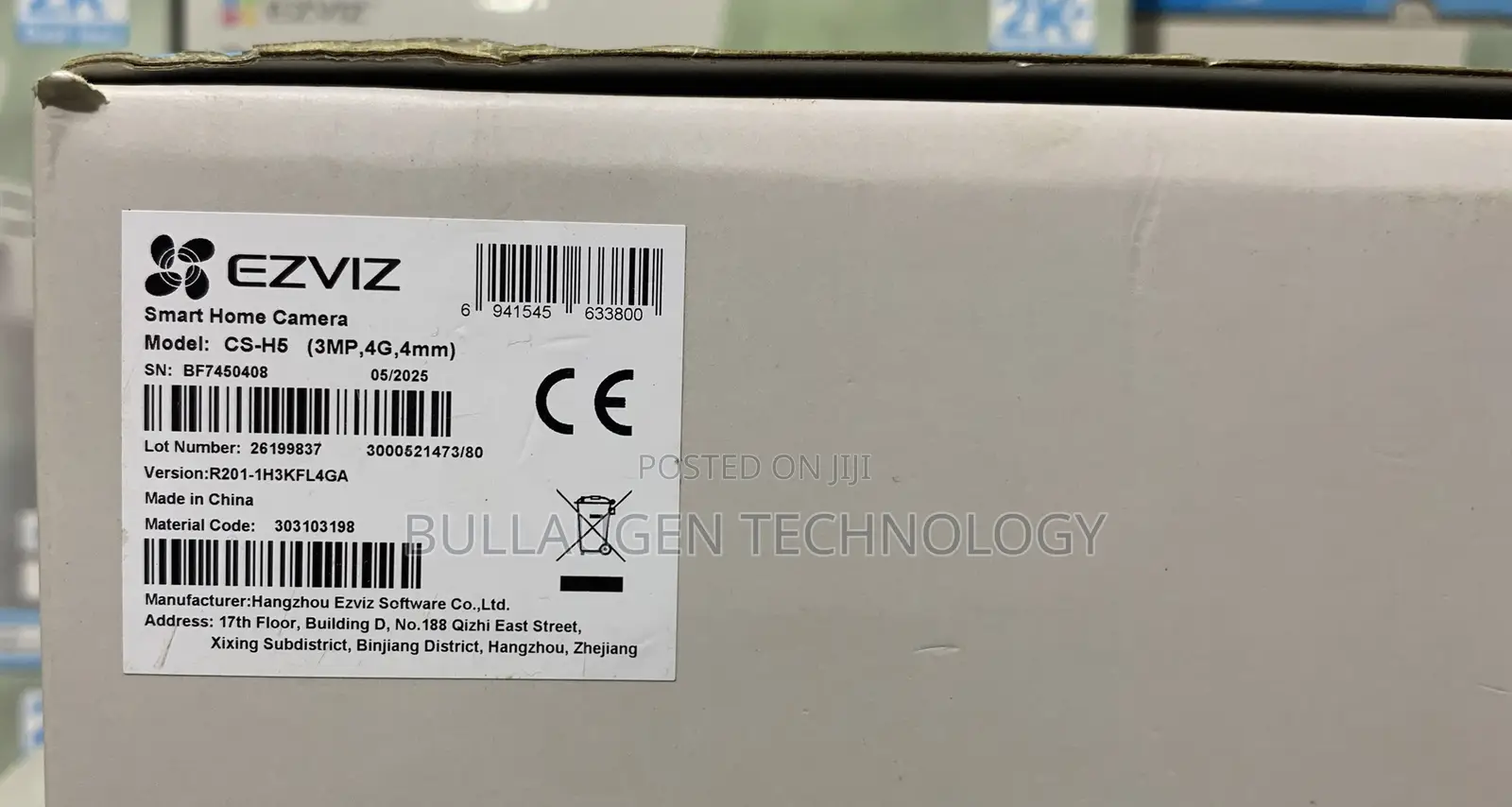 Ezviz H5 (4g) Smart Camera 3MP
