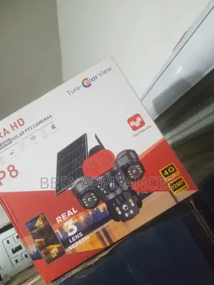 360° Triple-Lens Solar Security PTZ Camera
