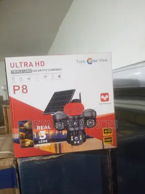 Wireless Ultra HD Triple-Lens Solar Camera