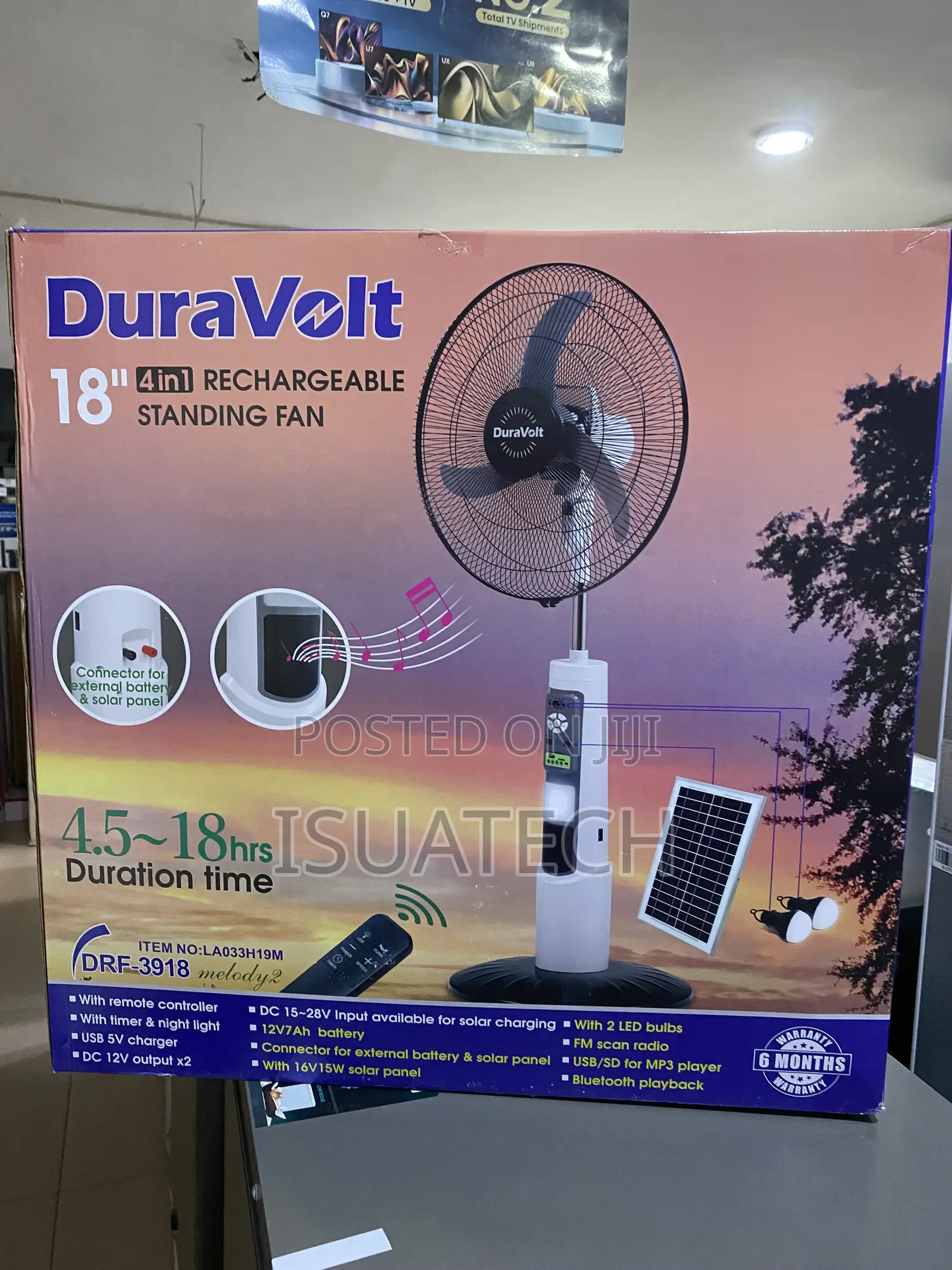 Rechargeable Fan