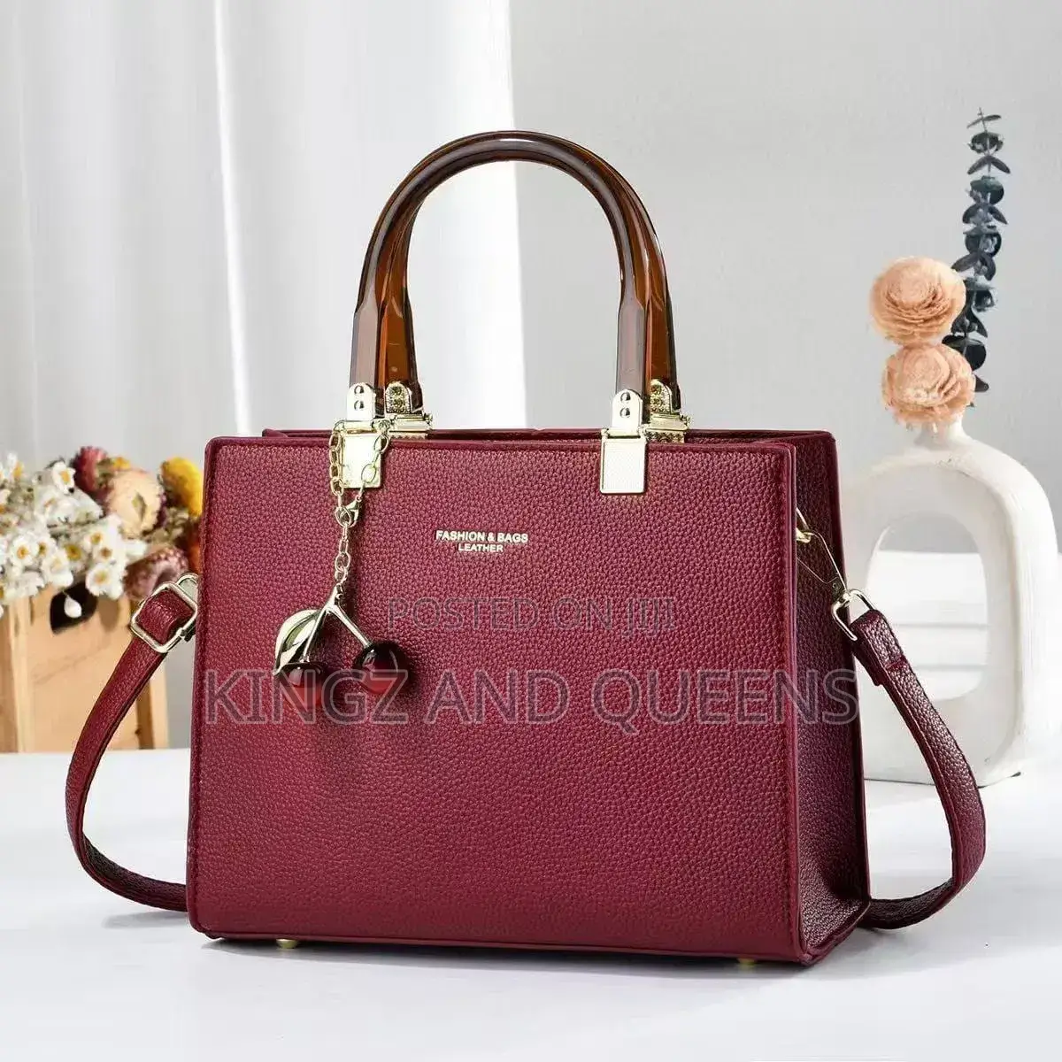 Female Handbag With Cherry