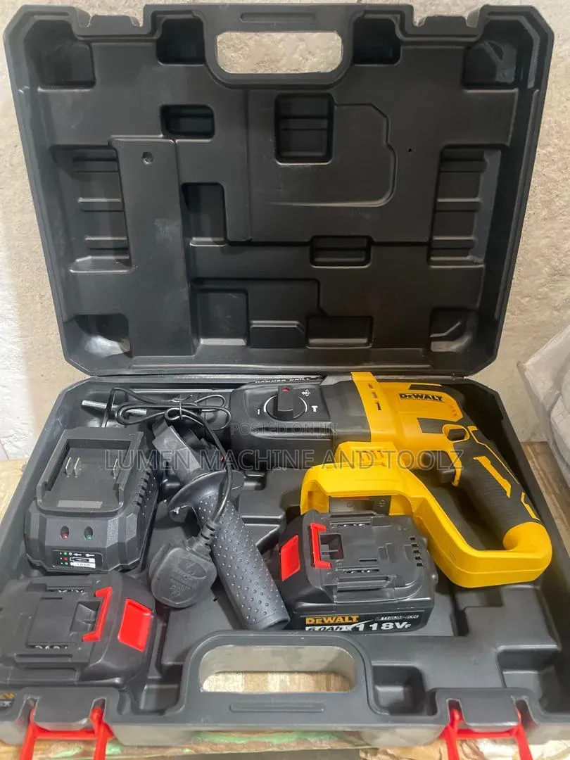 DeWalt Cordless Rotary Hammer Drill Machine – 118V