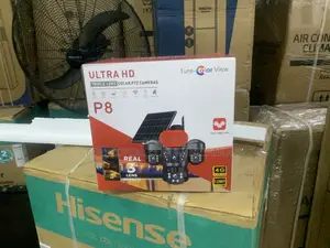 Ultra HD 3-Lens Solar Powered PTZ Camera