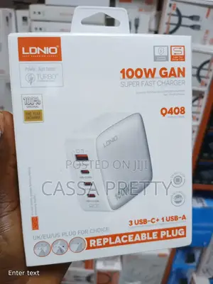 100W GaN Super Fast Plug Charger