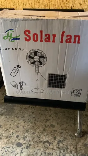 16-Inch Rechargeable Standing Solar Fan