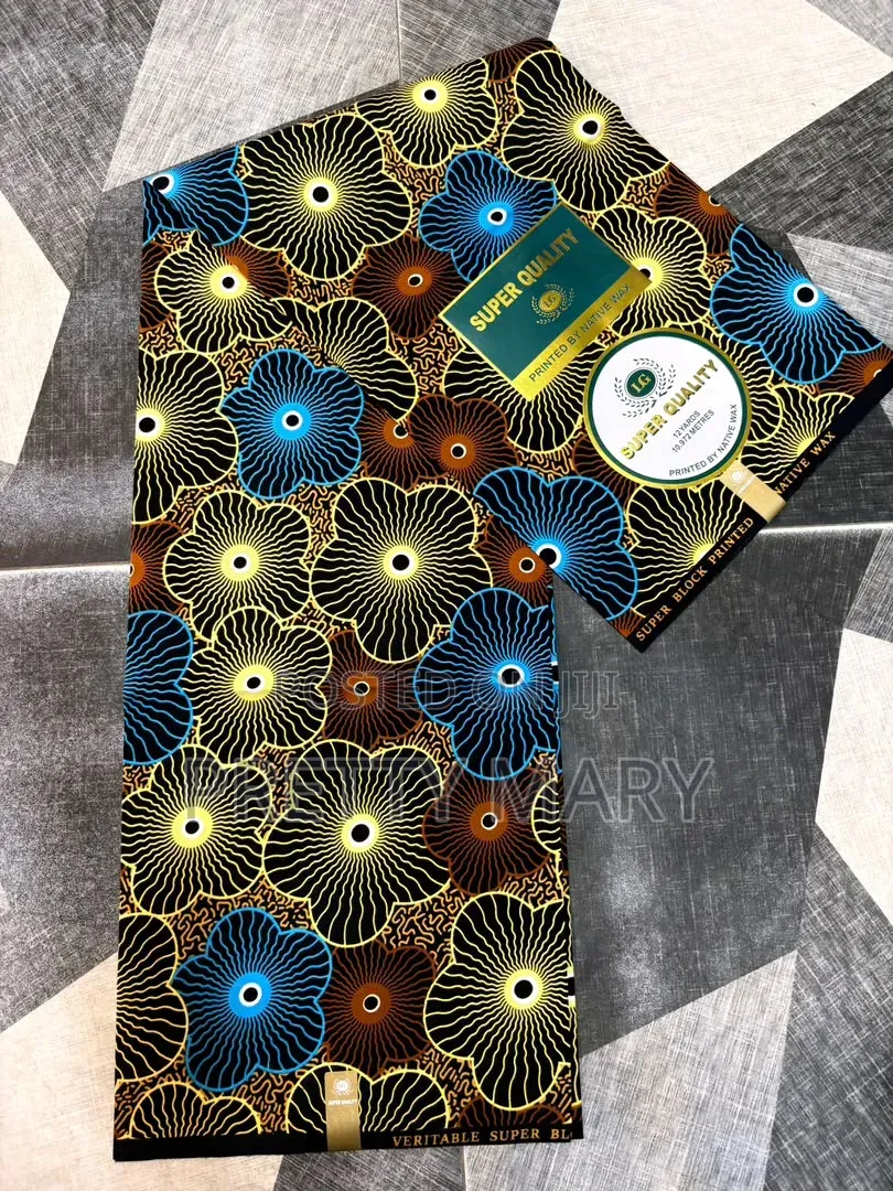Green Super Wax Ankara Fabric