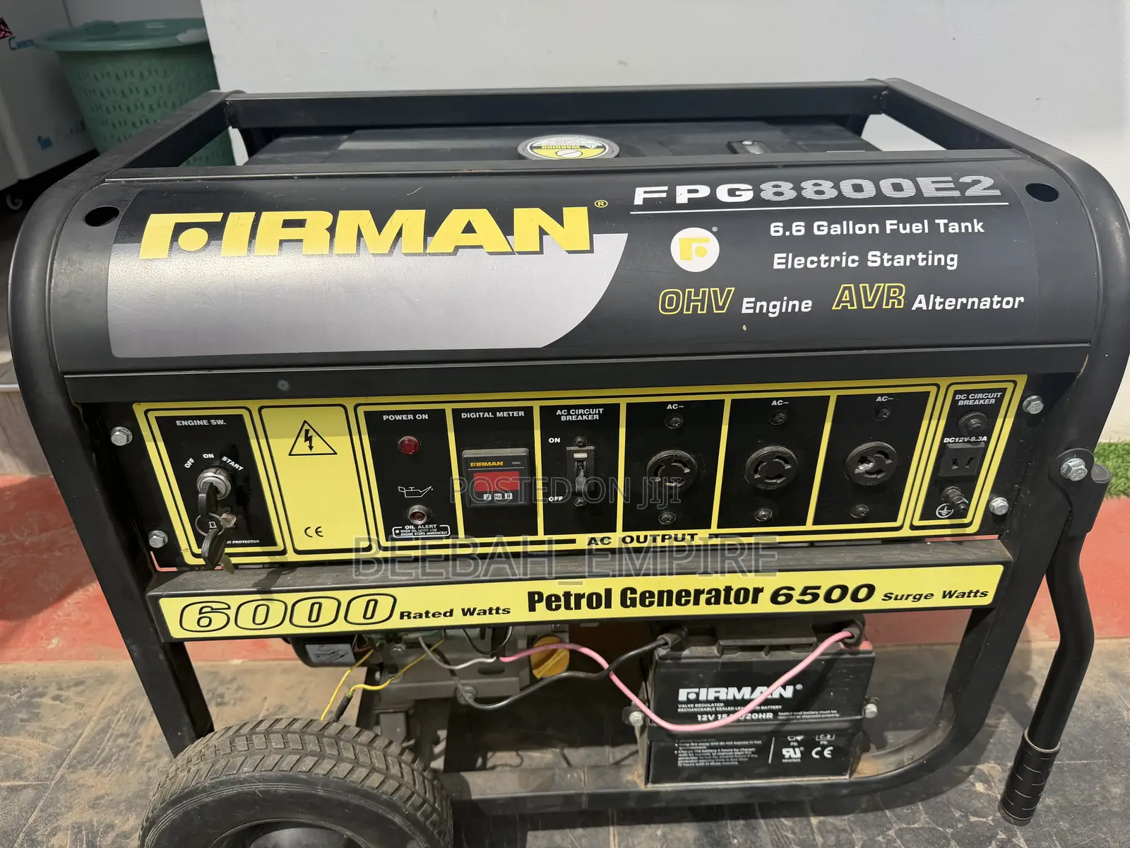 6.5kva Kick and Start Generator.