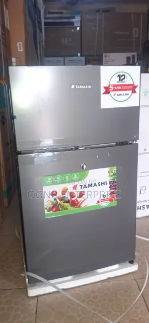 Tamashi 120L Double Door Fridge and Freezer