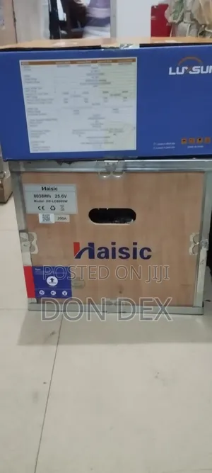 8kwh 24v Haisic Black Lithium Ion Battery