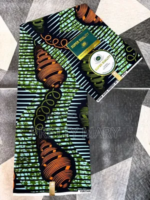 Lith Green Ankara Fabric
