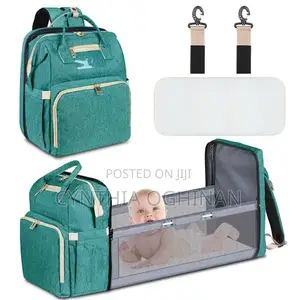 Foldable Diaper Bag With Changing Station