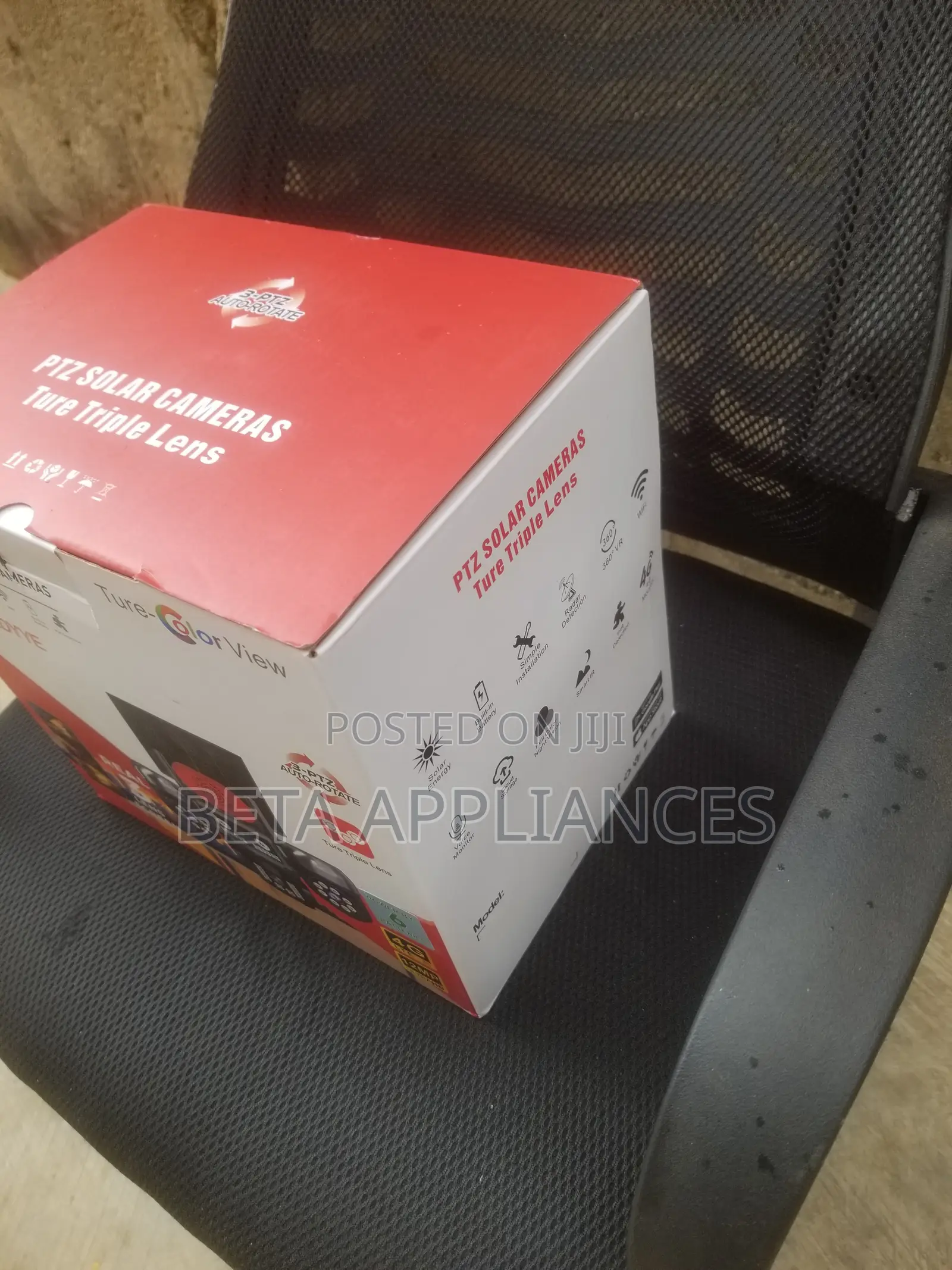 Advanced Triple-Lens Solar PTZ Surveillance Camera