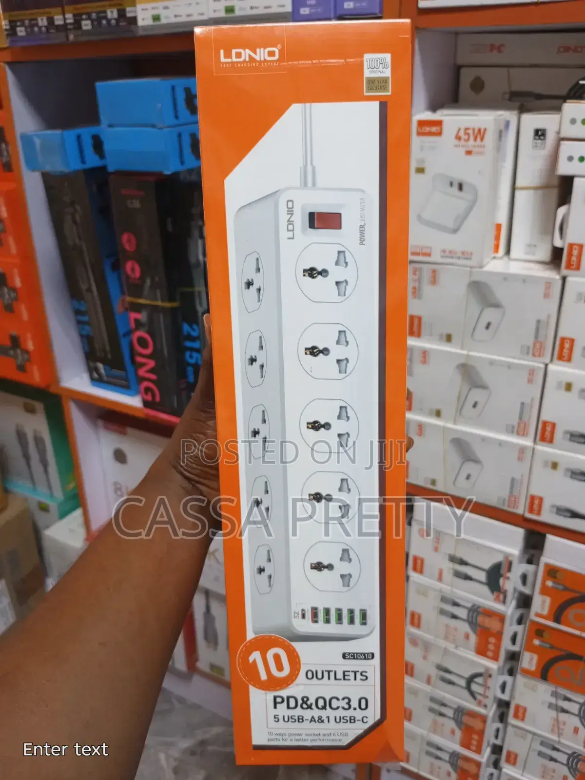 LDNIO 10-Way Power Strip Extension