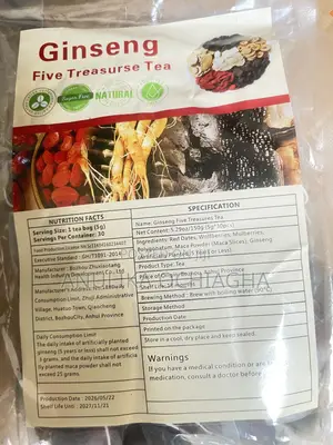 Ginseng Five Treasures Tea