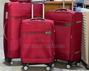 Fly Solid Fabric Set of 3 Luggage Traveling
