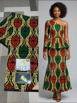Green Mao Wax Ankara Fabric