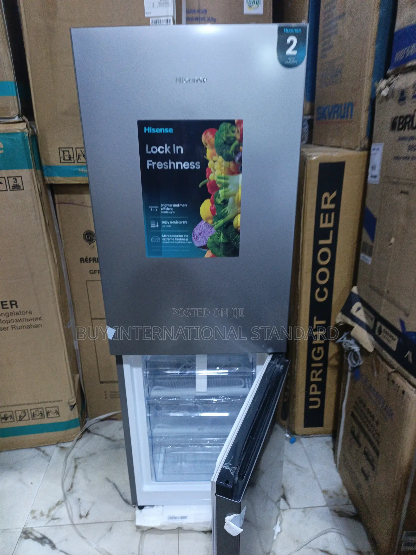 Hisense 29dca 225l Silver Bottom Freezer Home Refrigerator