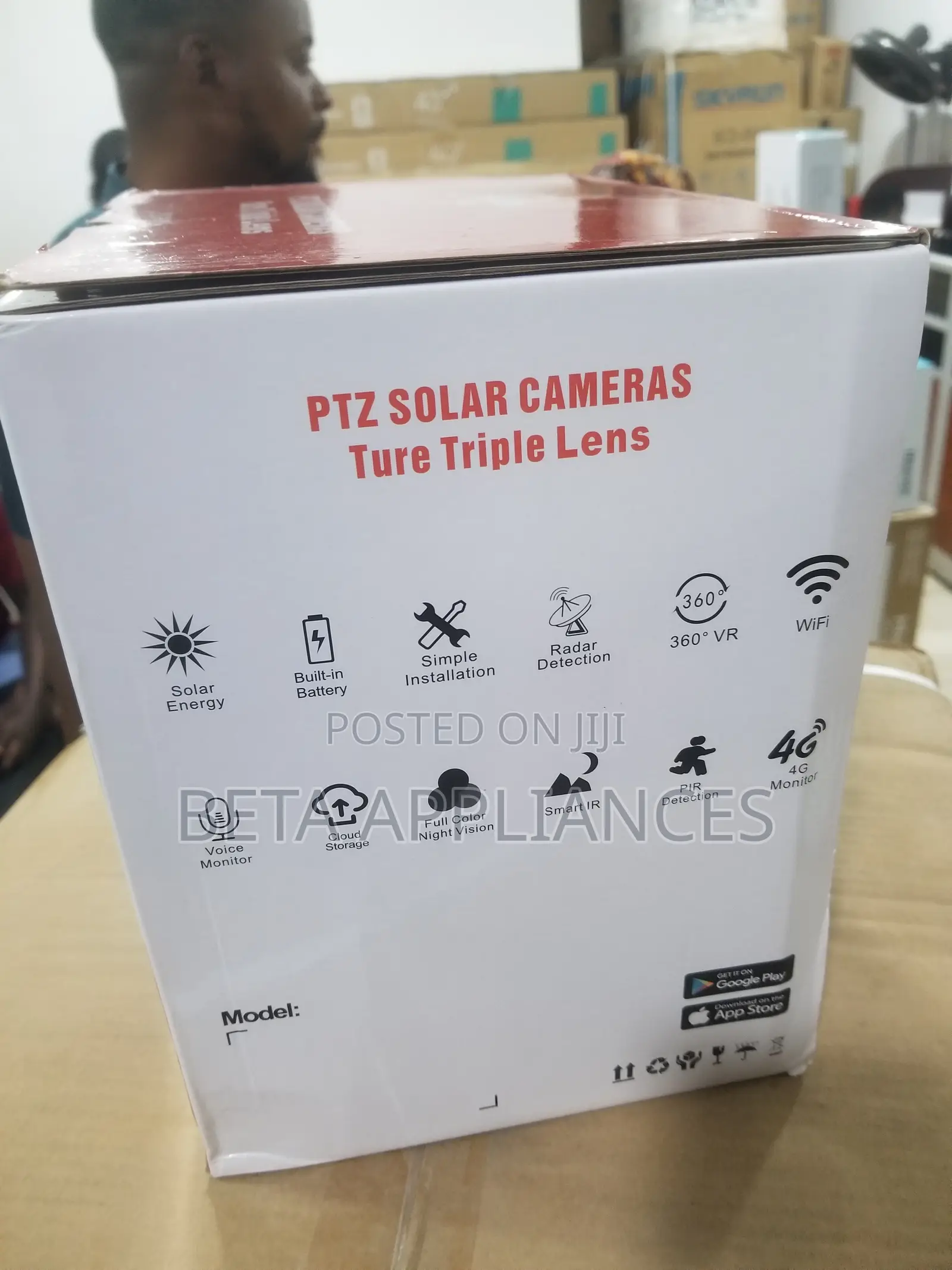 Ultra HD Smart Solar Security Camera With PTZ