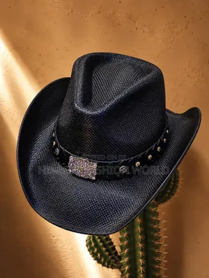 Brown Leather Hat